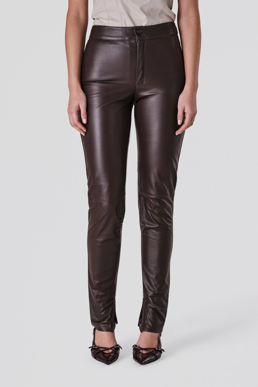 Calça skinny cós alto 1 Calça skinny cós alto 1