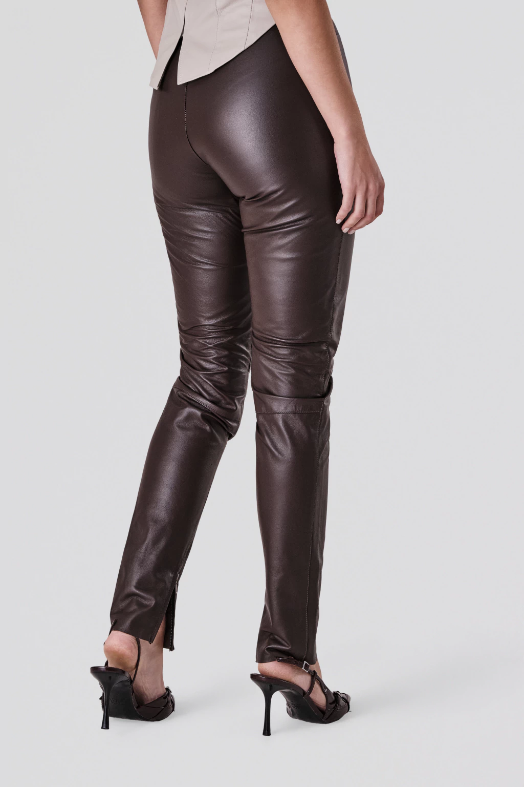 Calça skinny cós alto 4 Calça skinny cós alto 4