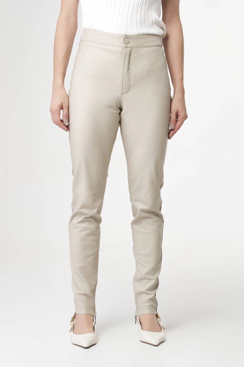 Calça skinny cós alto 7 Calça skinny cós alto 7