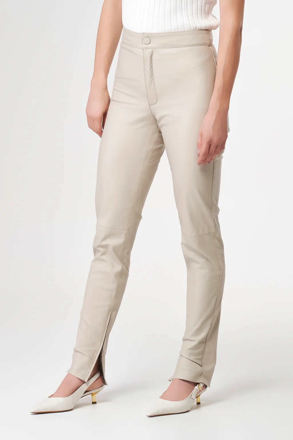 Calça Skinny Cós Alto 8 Calça Skinny Cós Alto 8