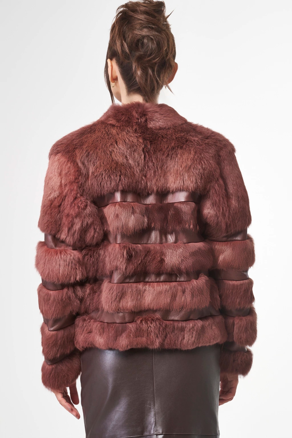 Casaco de pele de coelho Novara 3 Casaco de pele de coelho Novara 3