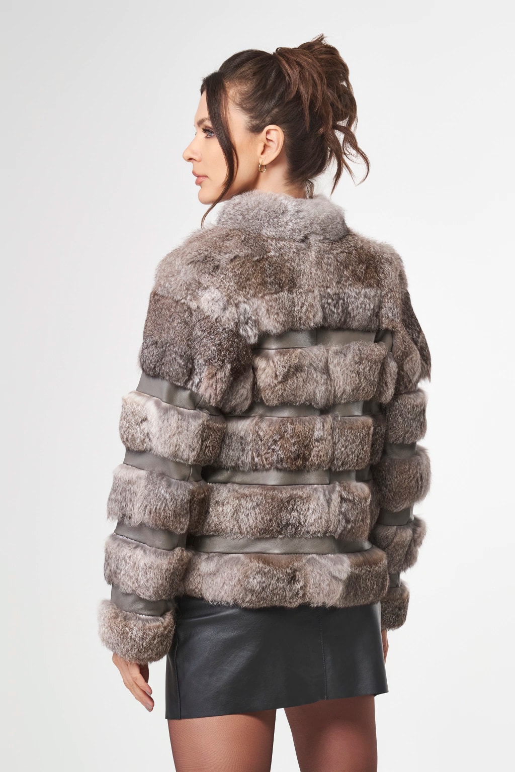 Casaco de pele de coelho Novara 5 Casaco de pele de coelho Novara 5
