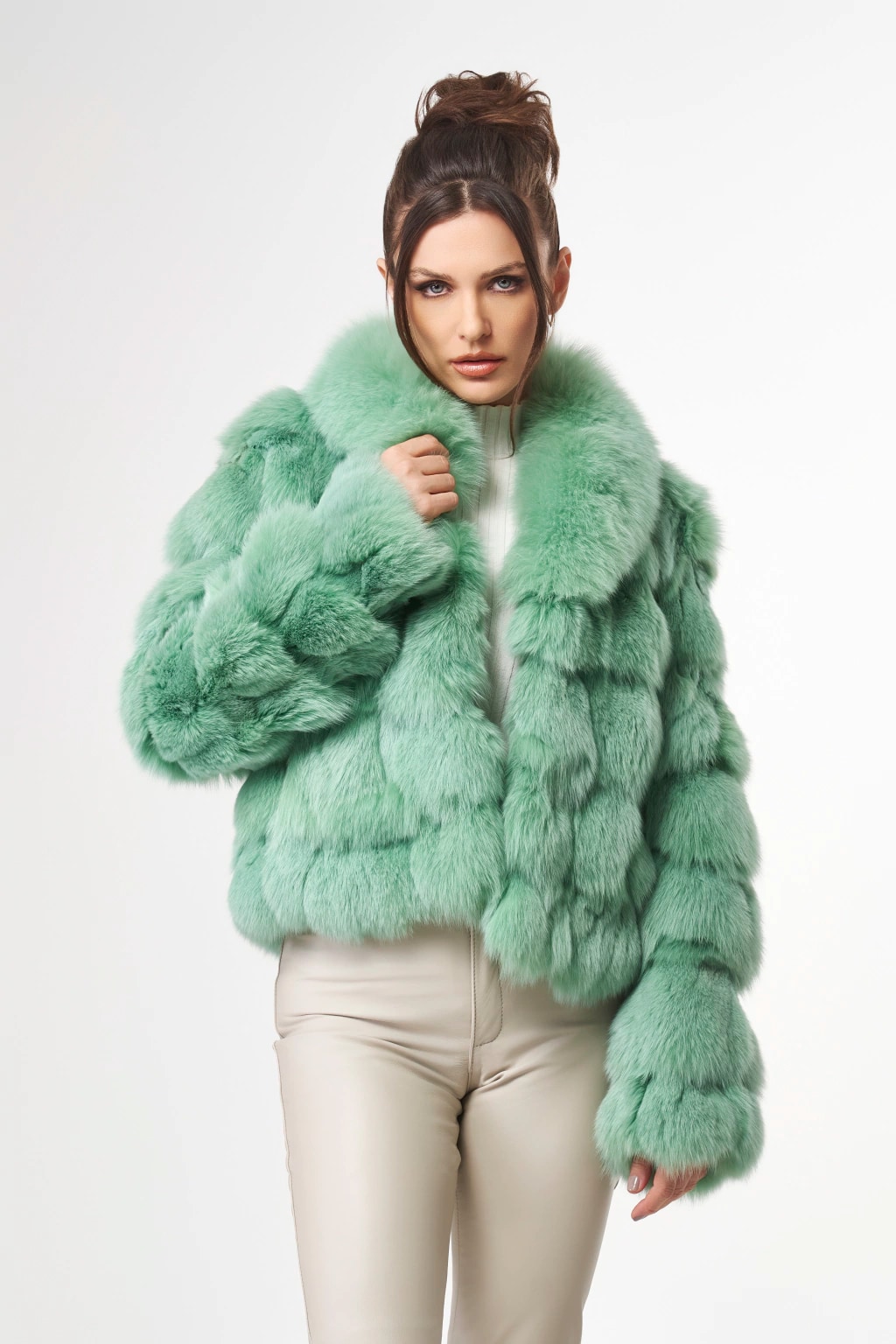 Casaco em pele de coelho - Mont Blanc 2 Casaco em pele de coelho - Mont Blanc 2