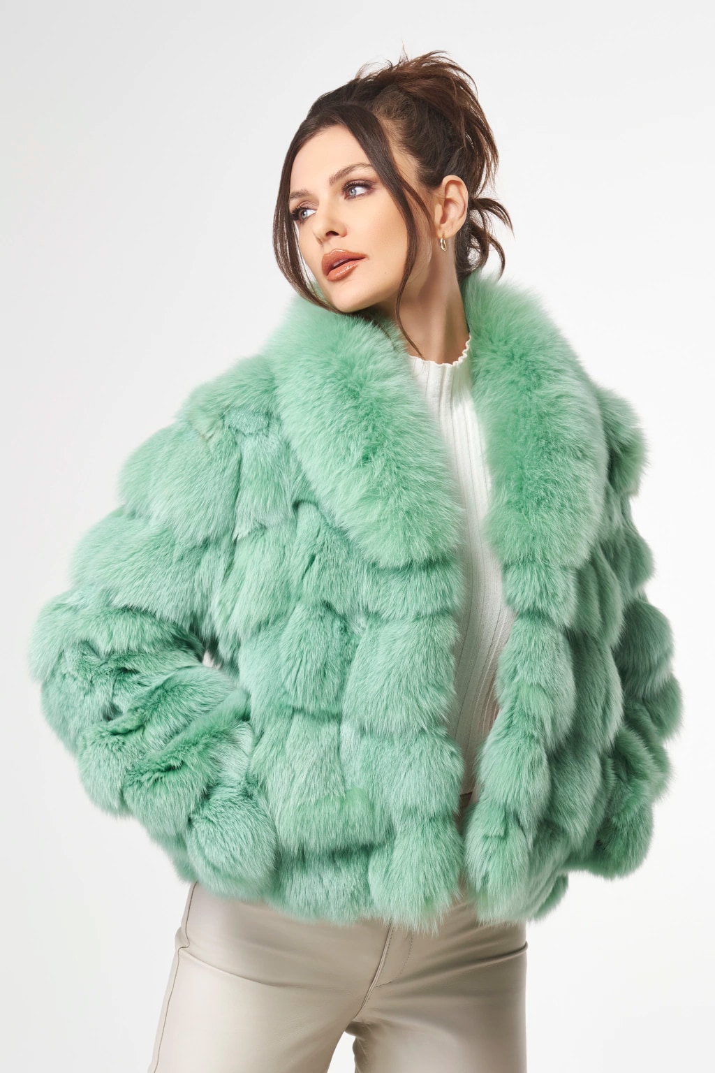 Casaco em pele de coelho - Mont Blanc 3 Casaco em pele de coelho - Mont Blanc 3