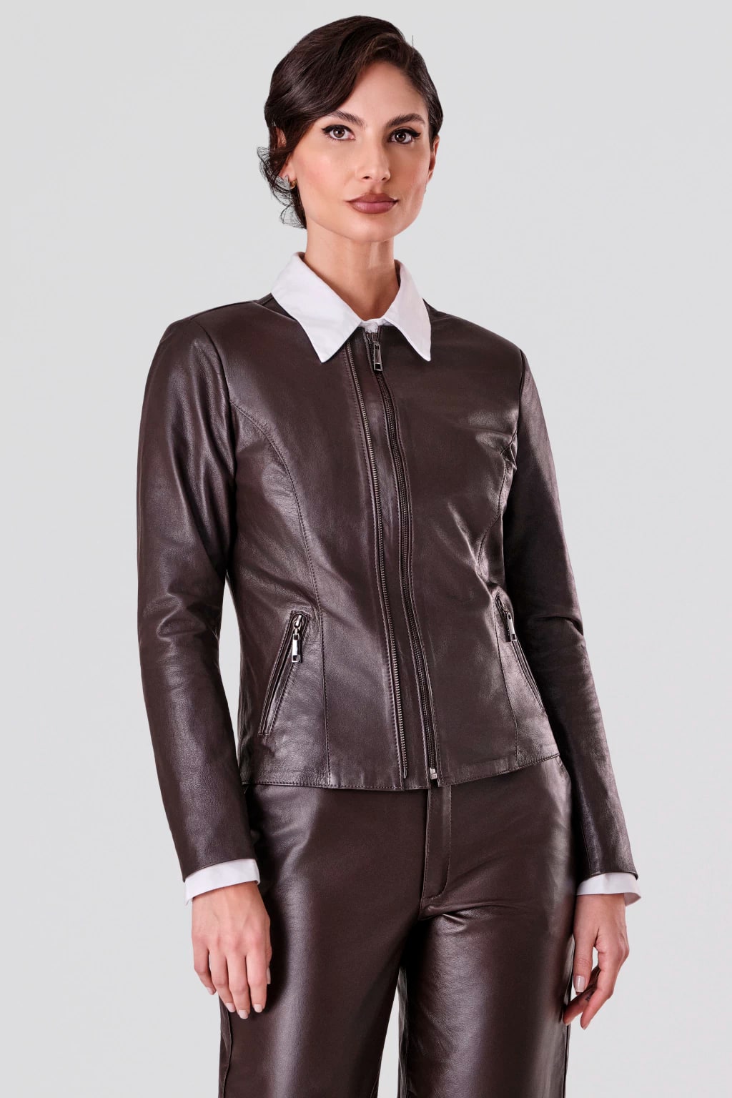 Jaqueta básica em pelica - Dublin 1 Jaqueta básica em pelica - Dublin 1