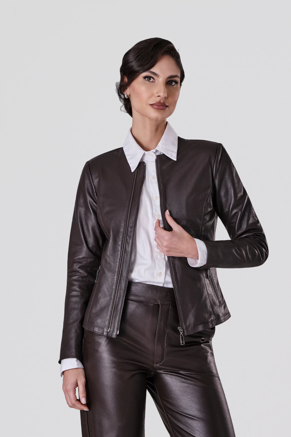 Jaqueta básica em pelica - Dublin 4 Jaqueta básica em pelica - Dublin 4