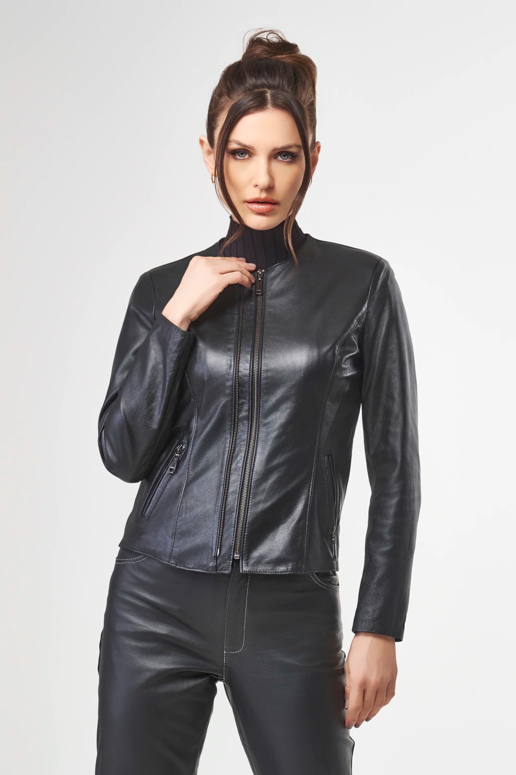 Jaqueta básica em pelica - Dublin 8 Jaqueta básica em pelica - Dublin 8