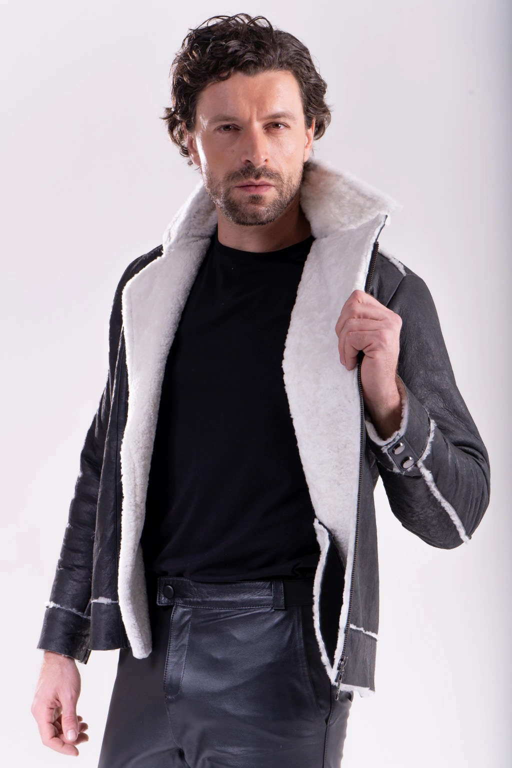 Jaqueta Gamulã Aviador 11 Jaqueta Gamulã Aviador 11