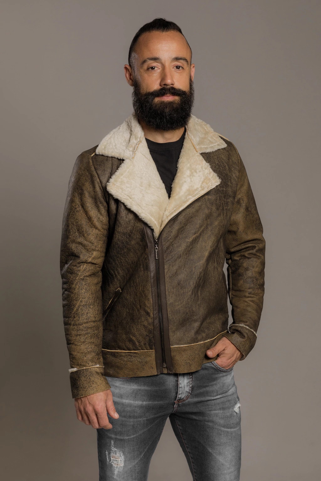 Jaqueta Gamulã Aviador 3 Jaqueta Gamulã Aviador 3