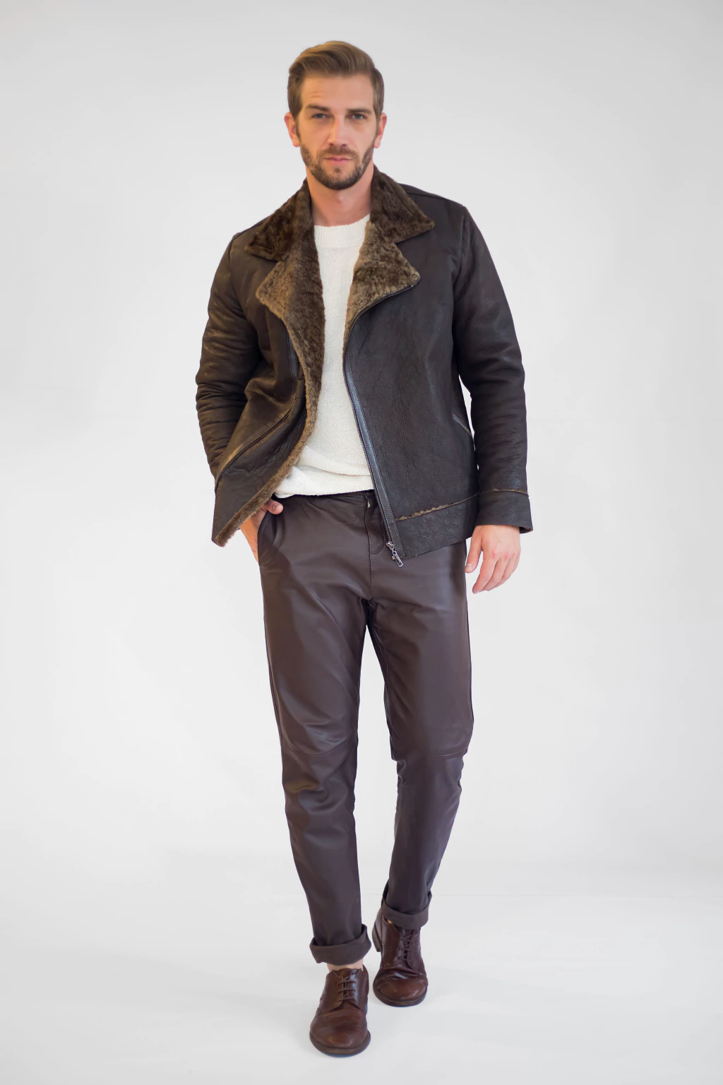 Jaqueta Gamulã Aviador 5 Jaqueta Gamulã Aviador 5