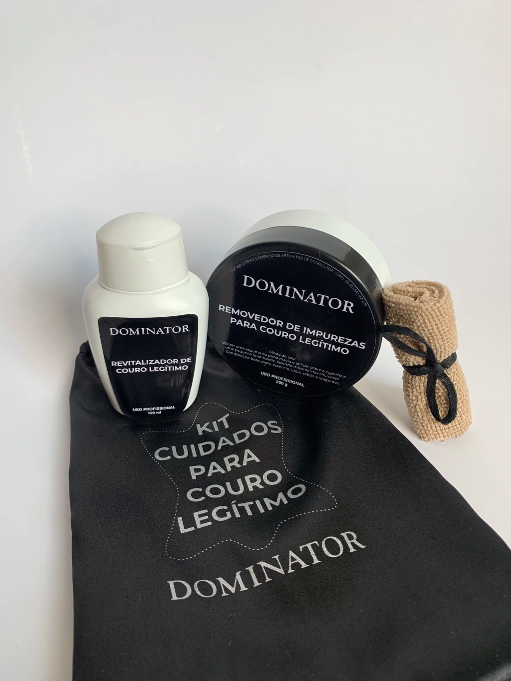 Kit de cuidados profissional com o couro legítimo 2 Kit de cuidados profissional com o couro legítimo 2