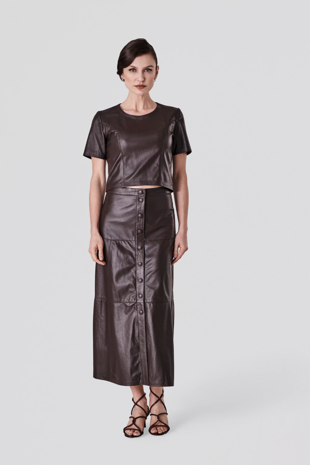 Saia com Botões Gardênia 2 Saia com Botões Gardênia 2