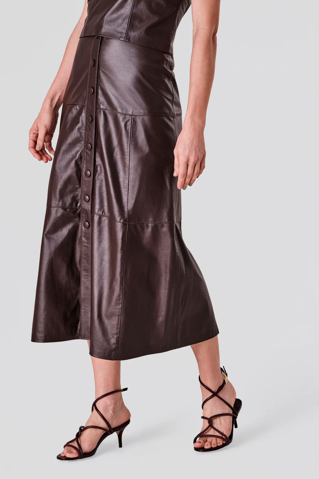 Saia Longa com botões Gardênia 3 Saia Longa com botões Gardênia 3