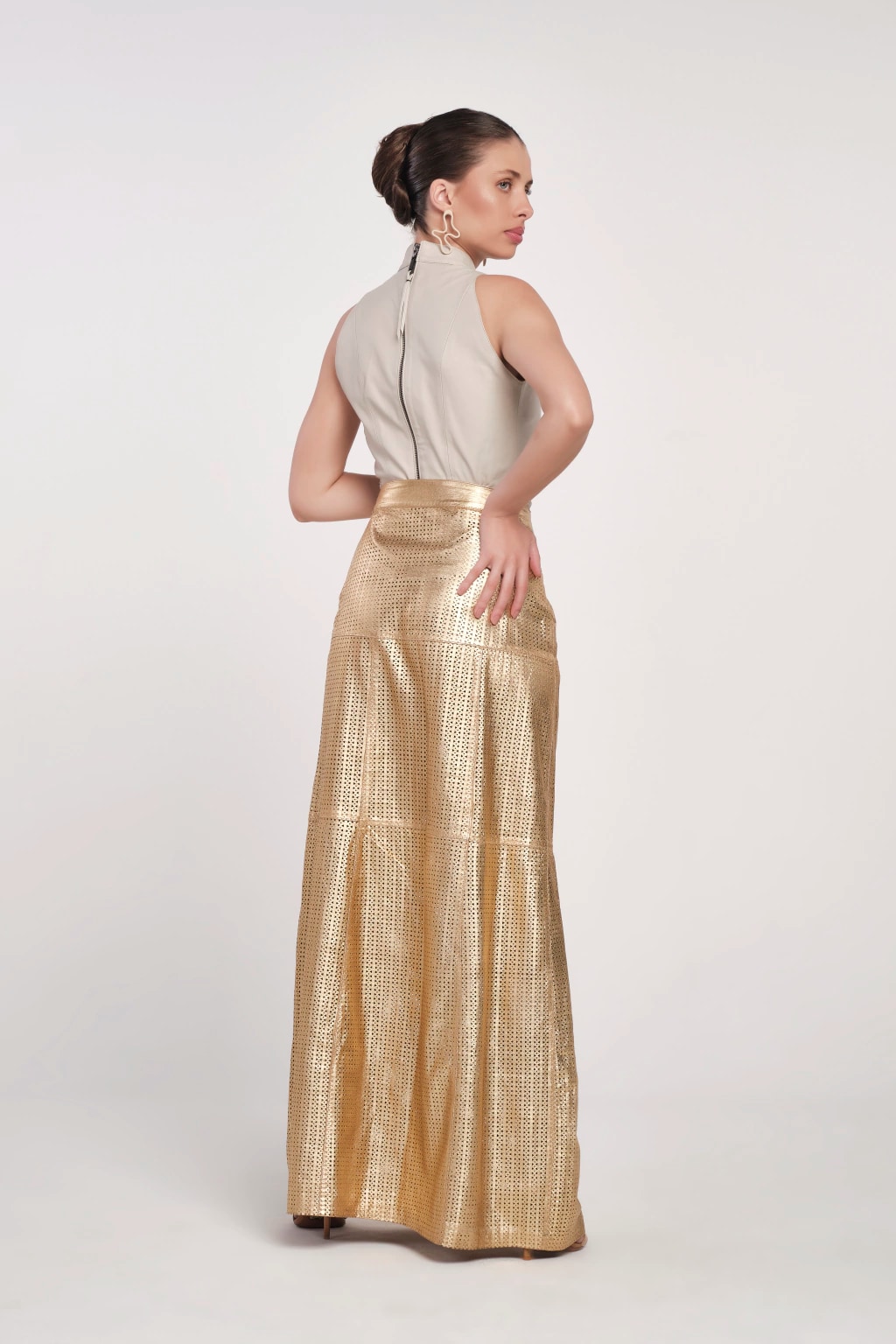 Saia Longa com fenda 2 Saia Longa com fenda 2