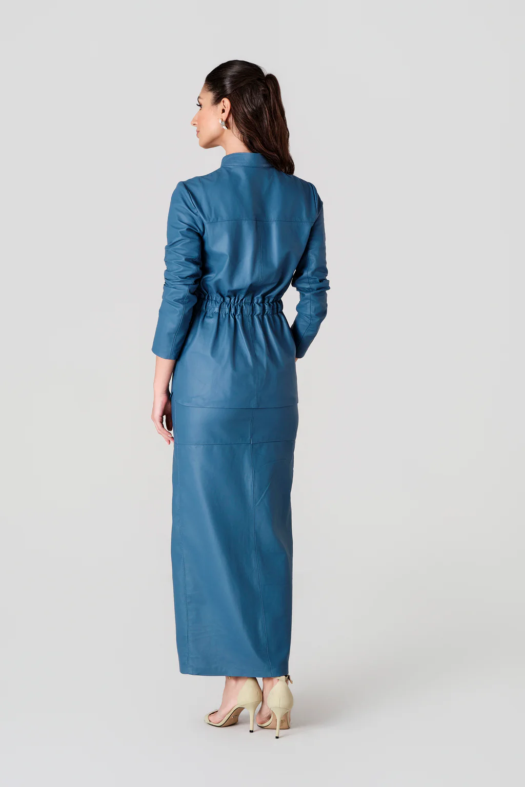 Saia Midi com Fenda na Frente Barolo 8 Saia Midi com Fenda na Frente Barolo 8